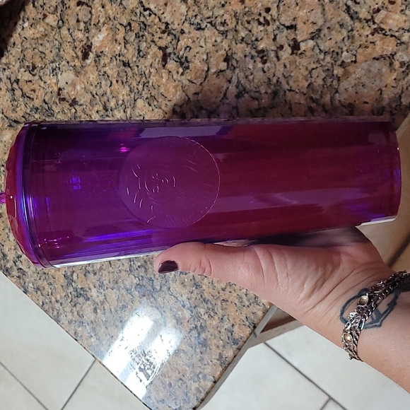 NWT 2021 Fall Collection Starbuck's Purple Edge Glow Dome Tumbler - Picture 5 of 5